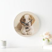 Grande Horloge Ronde Beagle Puppy (Maison)