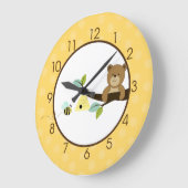 Grande Horloge Ronde Bear and Bee Clock (Angle)