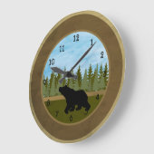 Grande Horloge Ronde Bear Clock (Angle)