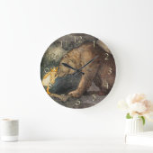 Grande Horloge Ronde Bear Kiss (Maison)