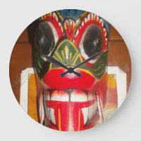 Beau art traditionnel sri-lankais de masques de fe