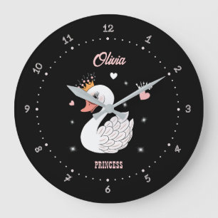 Grande Horloge Ronde Beau cygne