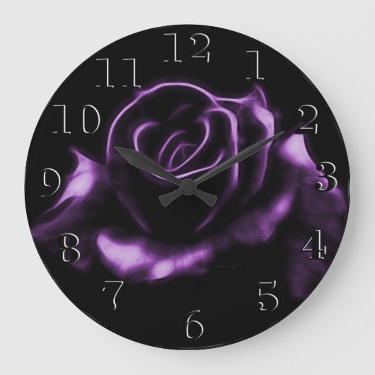 Grande Horloge Ronde Beau Rose violet (Recto)