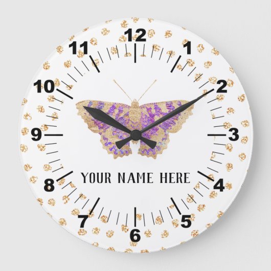 Grande Horloge Ronde Beautiful Butterfly (Recto)