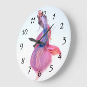 Grande Horloge Ronde Beautiful Colorful (Angle)