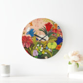 Grande Horloge Ronde Beautiful garden Wall Clock (Maison)