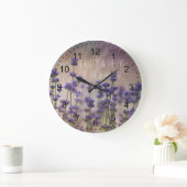 Grande Horloge Ronde Beauty Lavender Flowers (Maison)