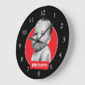 Grande Horloge Ronde Bébé robuste (Angle)