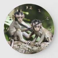 Bébés singes dans la nature