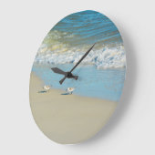 Grande Horloge Ronde Bécasseaux (Angle)