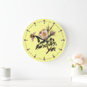 GRANDE HORLOGE RONDE BEE BEE ET BEEKEEPER (Maison)