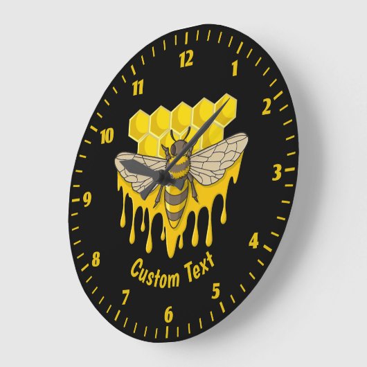 Grande Horloge Ronde Bee Hive (Angle)