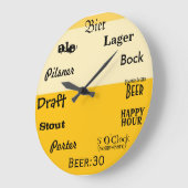 Grande Horloge Ronde Beer O'Clock (Angle)