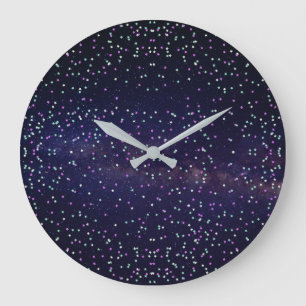 Grande Horloge Ronde Belle galaxie, étoiles