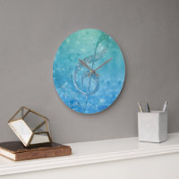 Belle Glittery Blue Music Note Treble Clef