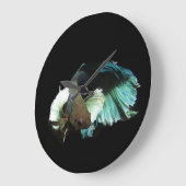 Grande Horloge Ronde Betta fish clock (Angle)