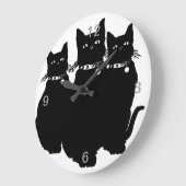 Grande Horloge Ronde Beware the Black Cat (Angle)