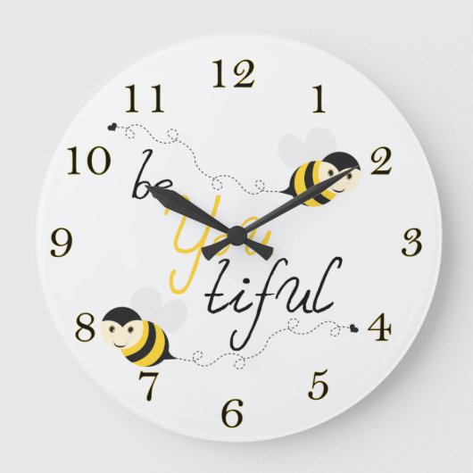 Grande Horloge Ronde Beyoutiful Bees (Recto)