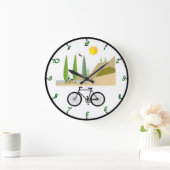 Grande Horloge Ronde Bicycle Wall Clock (Maison)