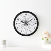 Grande Horloge Ronde Bicycle wheel clock with numbers (Maison)