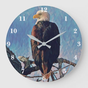 Grande Horloge Ronde Bientôt Eagle Clock