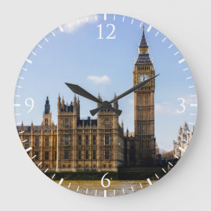 Grande Horloge Ronde Big Ben, Chambres du Parlement, Londres Royaume-Un