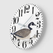 Grande Horloge Ronde Big Number Wall Clock (Angle)