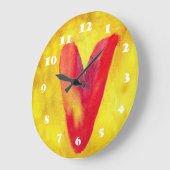 Grande Horloge Ronde Big Red (Angle)