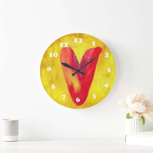 Grande Horloge Ronde Big Red (Maison)