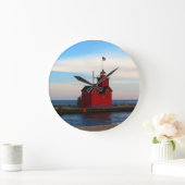 Grande Horloge Ronde Big Red Lighthouse (Maison)