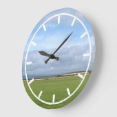 Grande Horloge Ronde Big Sky et Green Fields (Angle)