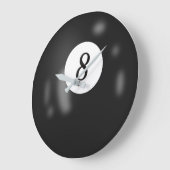 Grande Horloge Ronde Billard 8 balles (Angle)
