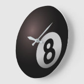 Grande Horloge Ronde Billard de piscine huit boule (Angle)