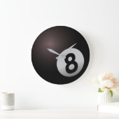 Grande Horloge Ronde Billard de piscine huit boule (Maison)
