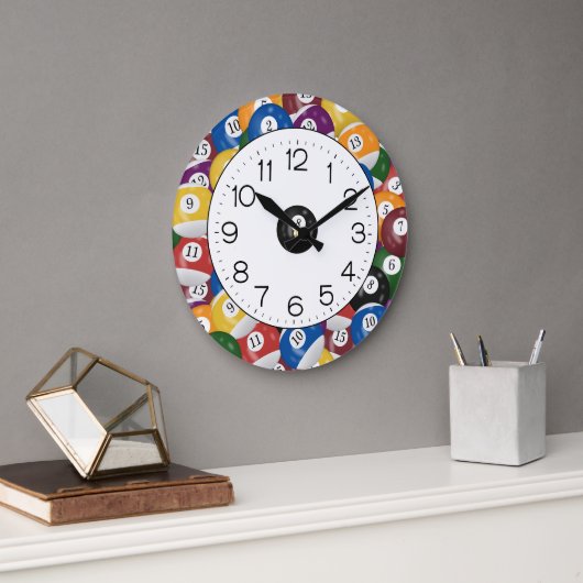 Grande Horloge Ronde Billiard Ball Collection (Bureau)