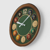 Grande Horloge Ronde Billiards pool table 2D billiard ball game room (Angle)