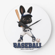 Billy le lapin baseball mignon bunny sportif