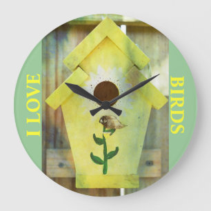 Grande Horloge Ronde Birdhouse
