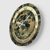 Grande Horloge Ronde Birthday Gift Funny Wall Clock (Angle)