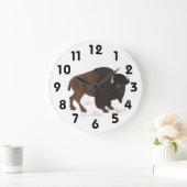 Grande Horloge Ronde Bison Clock (Maison)