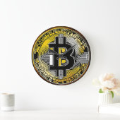 Grande Horloge Ronde bitcoin (Maison)