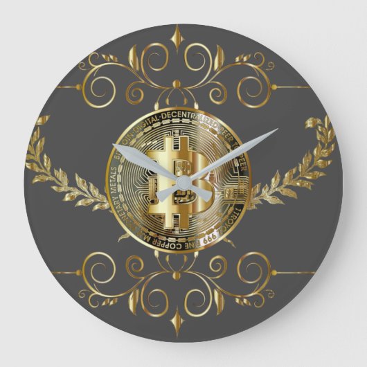 Grande Horloge Ronde Bitcoin Gold Coin (Recto)