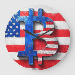 Grande Horloge Ronde Bitcoin USA