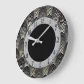 Grande Horloge Ronde Black and silver (Angle)