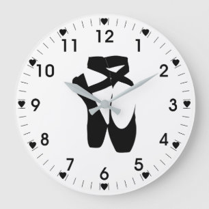Grande Horloge Ronde Black Ballet Slippers