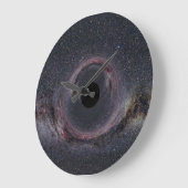 Grande Horloge Ronde Black Hole - Wall Clock (Angle)