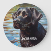Grande Horloge Ronde Black Lab & Lake (Recto)