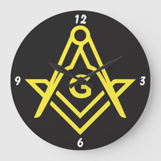 Grande Horloge Ronde black masonic (Recto)
