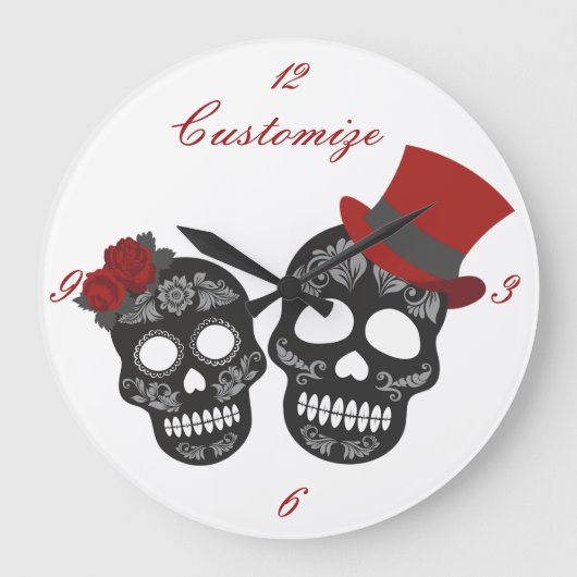 Grande Horloge Ronde Black skulls Duo Thunder_Cove (Recto)