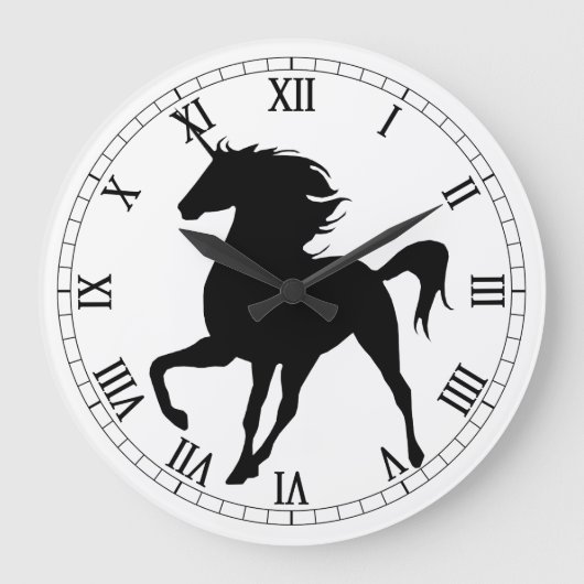 Grande Horloge Ronde Black Unicorn Silhouette (Recto)